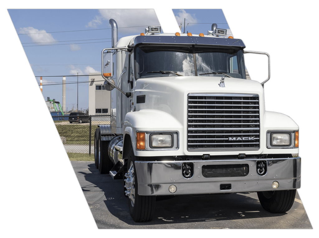 Diesel truck parked in parking lot in Baton Rouge